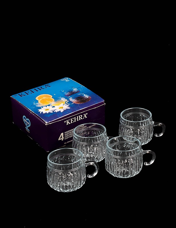 RIIHIMÄEN LASI Kehrä kahvikuppi, 4 kpl - Designsuosikit - 10105470068 - 0