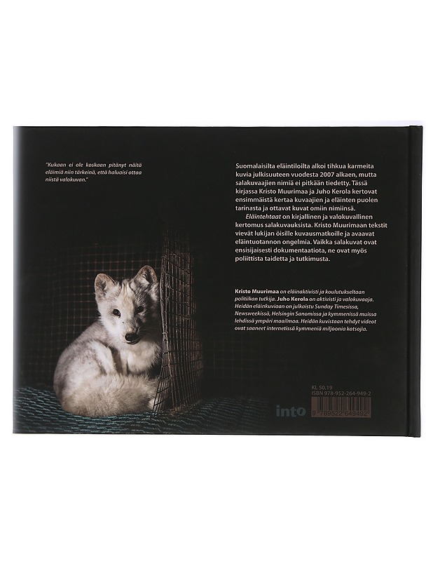 Eläintehtaat : suomalaisten salakuvausten tarina - Muurimaa, Kristo - Tietokirjat ja oppaat - 10105470072 - 1