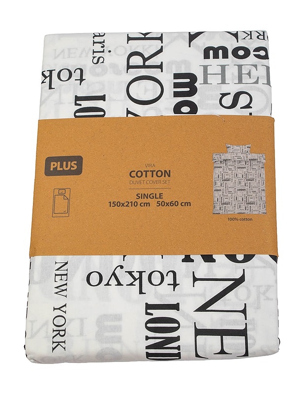 JYSK Vira pussilakanasetti, 150x210 cm - Liinavaatteet - 10105470108 - 0