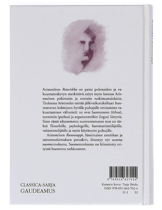 Retoriikka - Aristoteles - Tietokirjat ja oppaat - 10105470110 - 1