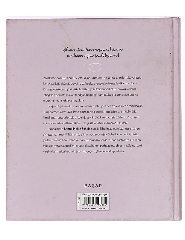 Letitellen : 75 erilaista lettikampausta - Schei, Bente-Helen - Harrastekirjat - 10105470128 - 1