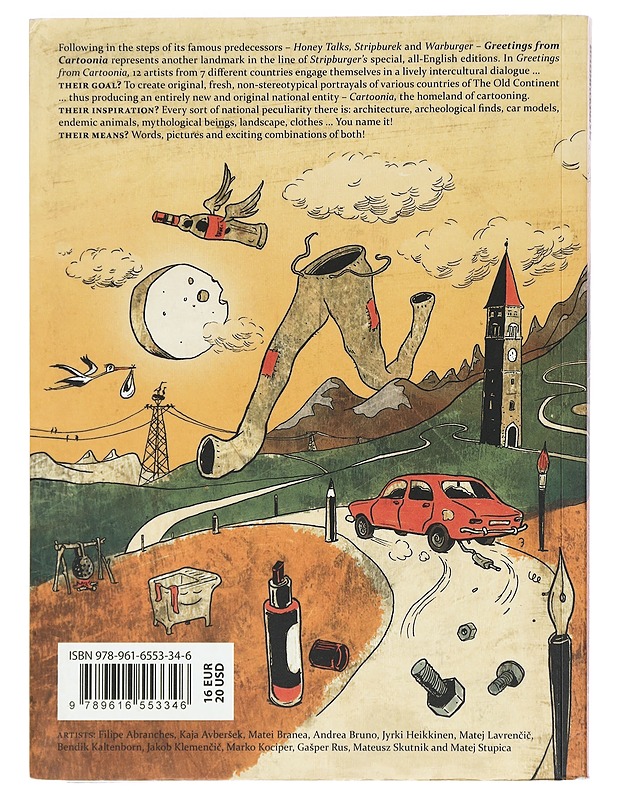 Greetings from Cartoonia : The Essential Guide of the Land of Comics - Sarjakuvat - 10105470152 - 1