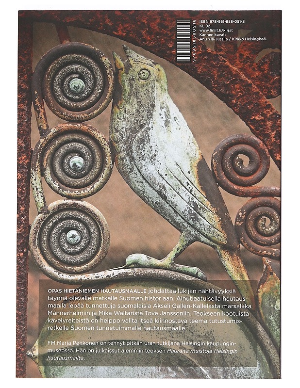 Opas Hietaniemen hautausmaalle - Pehkonen, Marja  - Tietokirjat ja oppaat - 10105470172 - 1