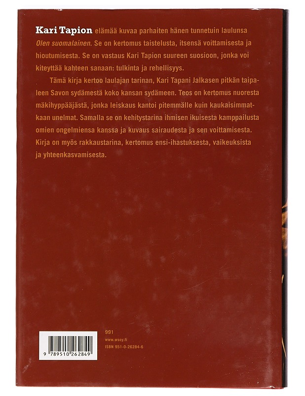 Kari Tapio : olen suomalainen - Vexi Salmi - Elämäkerrat ja muistelmat - 10105470164 - 1