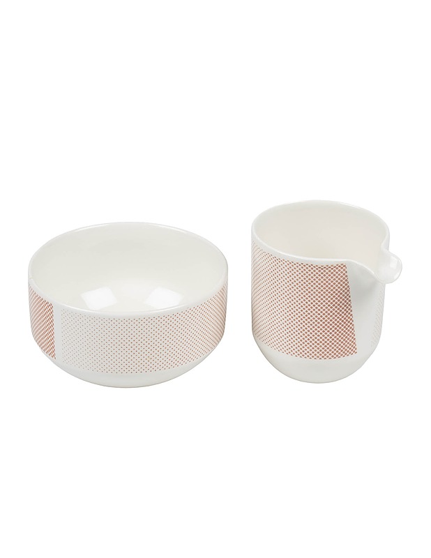 RÖRSTRAND Ivory sokerikko ja kermakko - Tarjoiluastiat - 10105470207 - 0