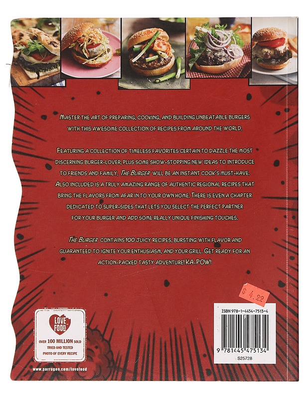 The burger ka-pow! - Tara Duggan - Ruokakirjat - 10105470217 - 1