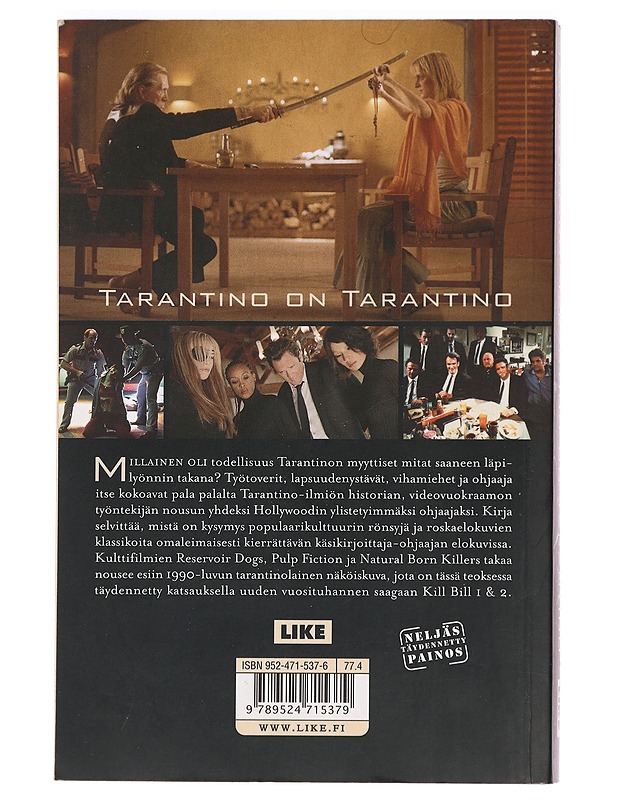 Tarantino on Tarantino - Bernard, Jami - Elämäkerrat ja muistelmat - 10105470262 - 1