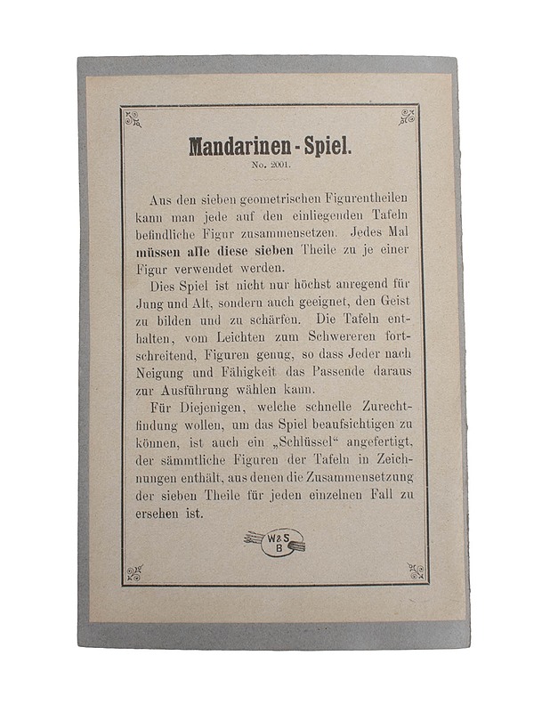 W.S.B. 2001 pulmapeli - Muut sisustustavarat - 10105470265 - 2