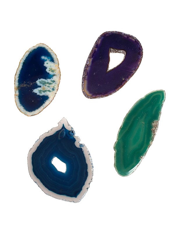 Akaattiviipaleet, 4 kpl - Koriste-esineet - 10105470278 - 0