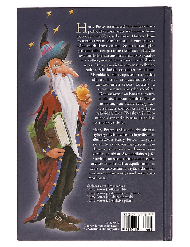 Harry Potter ja viisasten kivi - Rowling, J. K. - Fantasia- ja scifi - 10105470283 - 1
