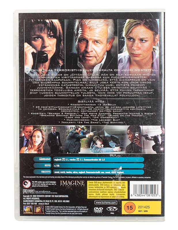 24: 4. tuotantokausi - DVD - DVD-elokuvat - 10105470290 - 1