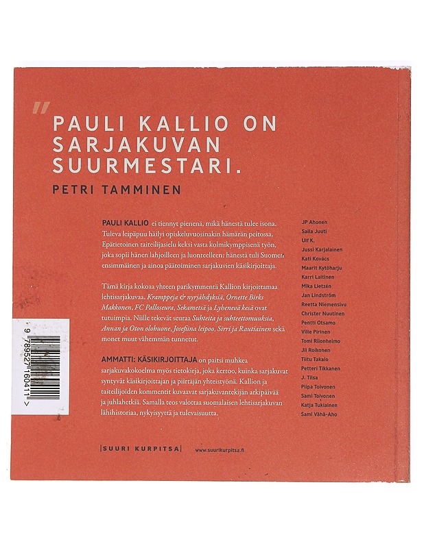 Ammatti: käsikirjoittaja - Pauli Kallio - Sarjakuvat - 10105470302 - 1