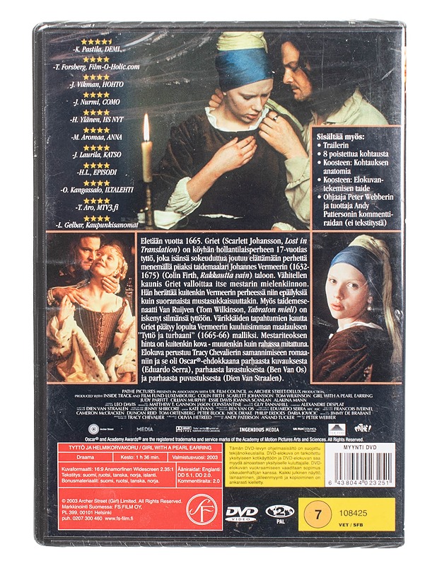 Tyttö Ja Helmikorvakoru - DVD - DVD-elokuvat - 10105470316 - 1