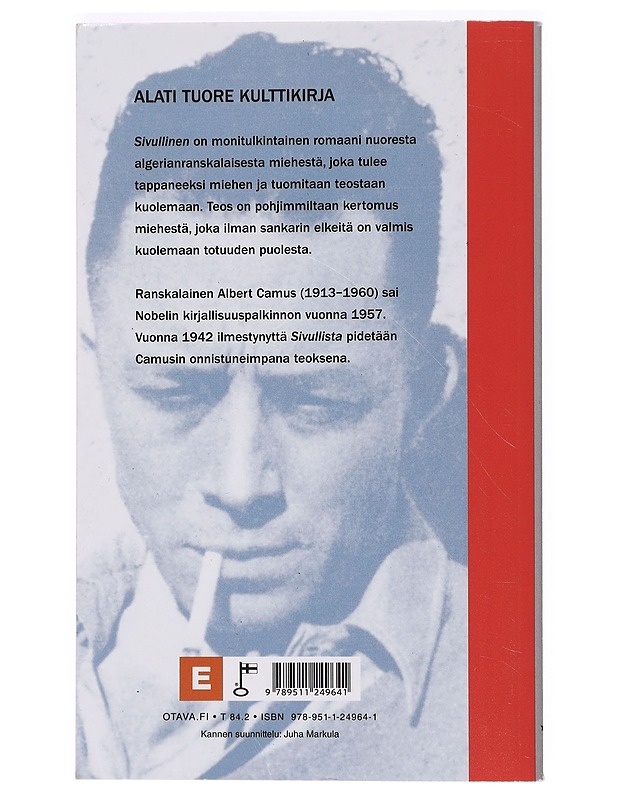 Sivullinen - Camus, Albert - Romaanit ja novellit - 10105470322 - 1