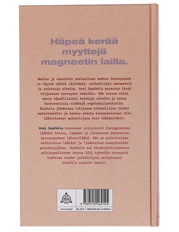 Lääkäri Anni : tabut, myytit ja terveys - Anni Saukkola - Tietokirjat ja oppaat - 10105470382 - 1