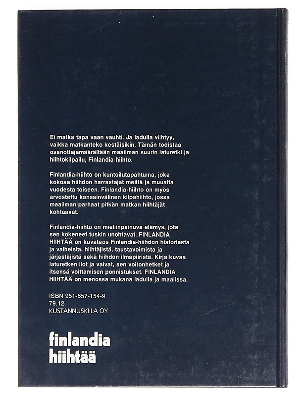 Finlandia hiihtää - Arponen, Antti O. - Historiakirjat - 10105470412 - 1