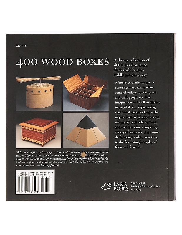 400 Wood boxes : the fine art of containment & concealment - edited by Veronika Alice Gunter - Taide- ja kulttuurikirjat - 10105470413 - 1