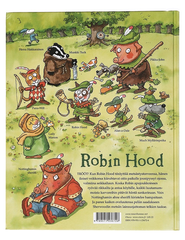 Robin Hood - Kunnas, Mauri - Lastenkirjat - 10105470430 - 1