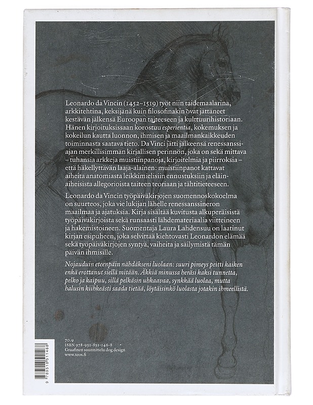 Työpäiväkirjat - Leonardo, da Vinci - Elämäkerrat ja muistelmat - 10105470477 - 1