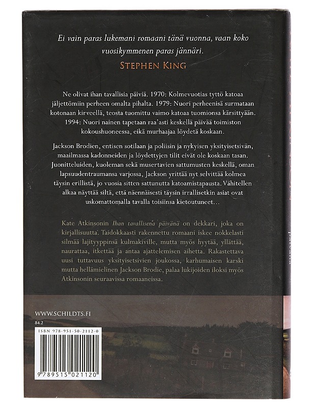 Ihan tavallisena päivänä - Atkinson, Kate - Jännitys ja dekkarit - 10105470476 - 1