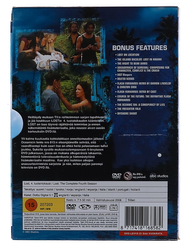 Lost: 4. Tuotantokausi - DVD - DVD-elokuvat - 10105470516 - 1