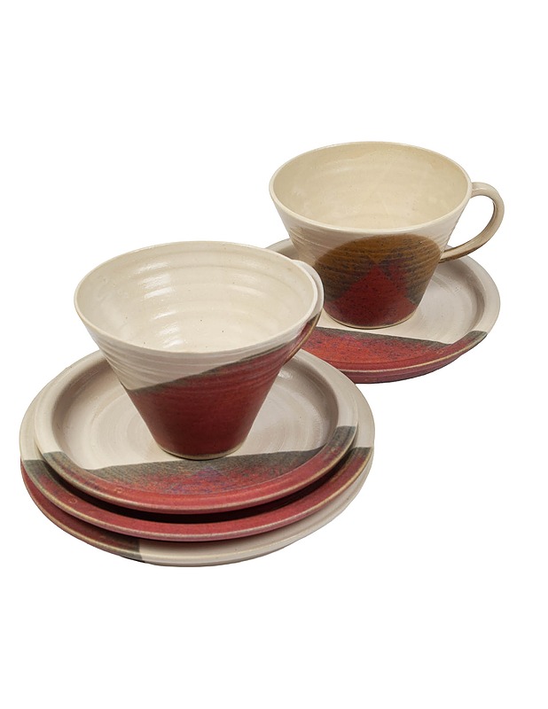 Keraaminen astiasetti, 6 osaa - Mukit ja kahvikupit - 10105470513 - 2