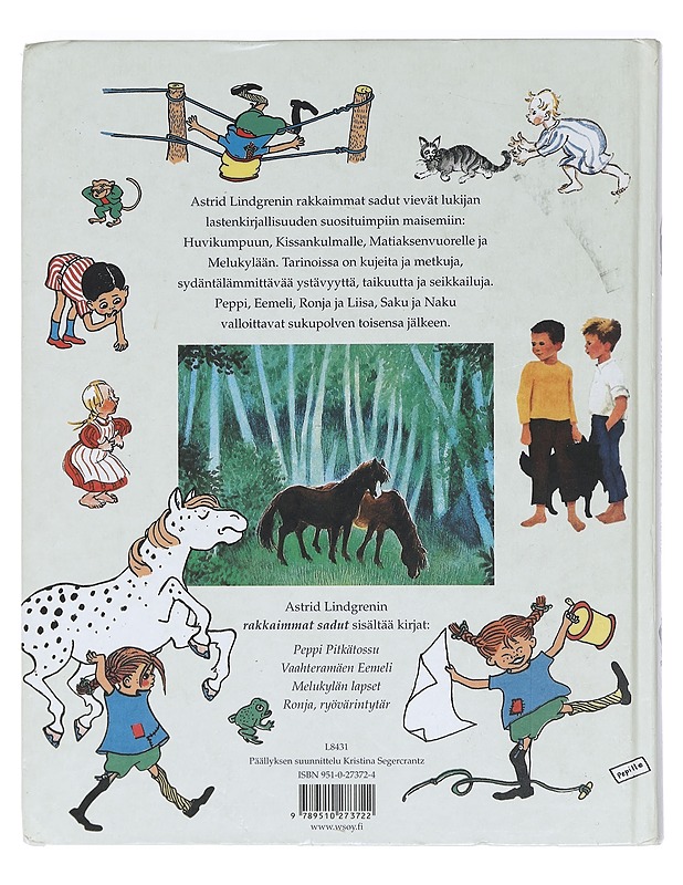 Astrid Lindgrenin rakkaimmat sadut - Lindgren, Astrid - Lastenkirjat - 10105470546 - 1