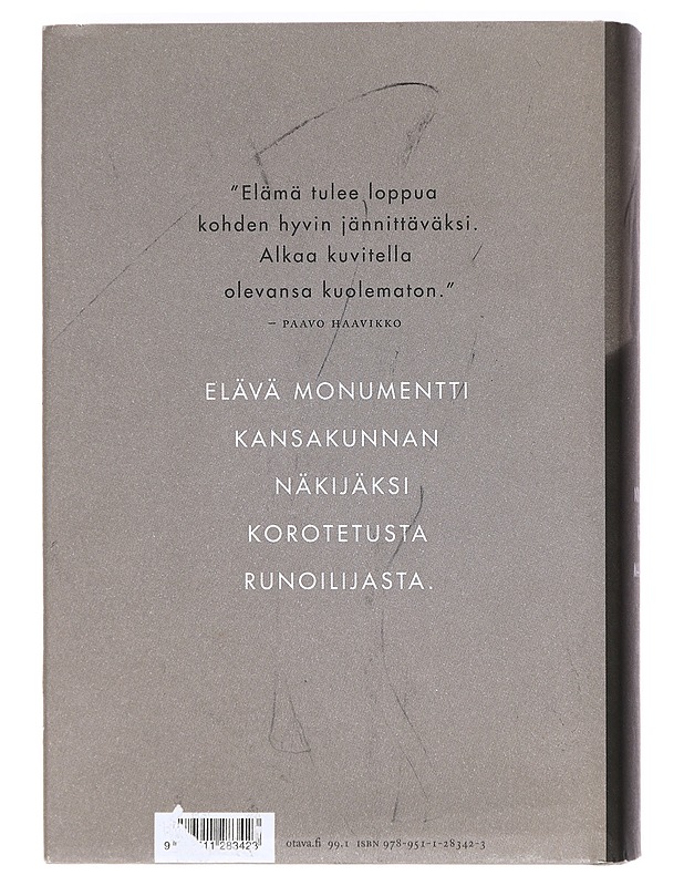 Niin katosi voitto maailmasta : Paavo Haavikon elämä - Martti Anhava - Elämäkerrat ja muistelmat - 10105470579 - 1