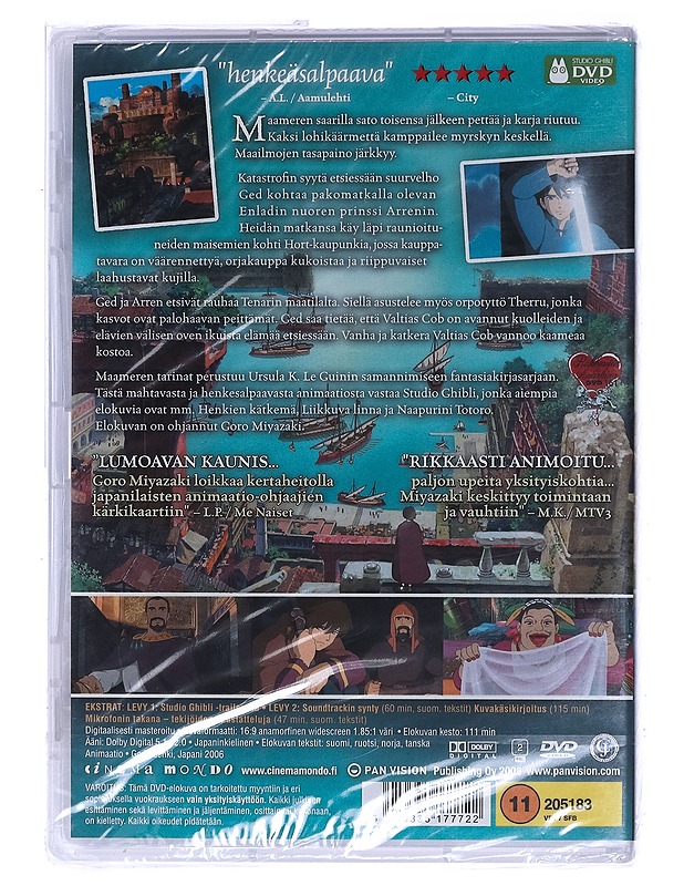 Maameren Tarinat - DVD - DVD-elokuvat - 10105470602 - 1