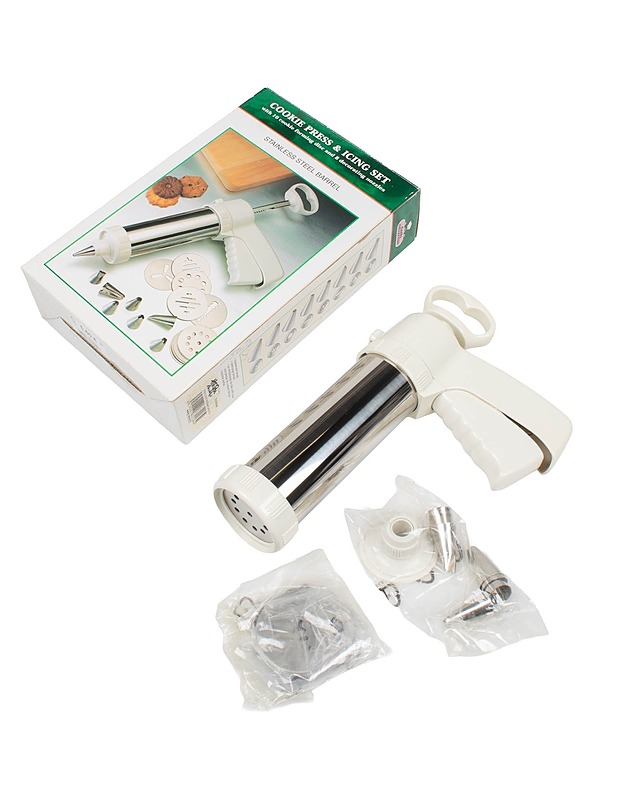 COOKS COLLECTION keksiprässi ja kuorrutesetti - Muut astiat - 10105470665 - 0