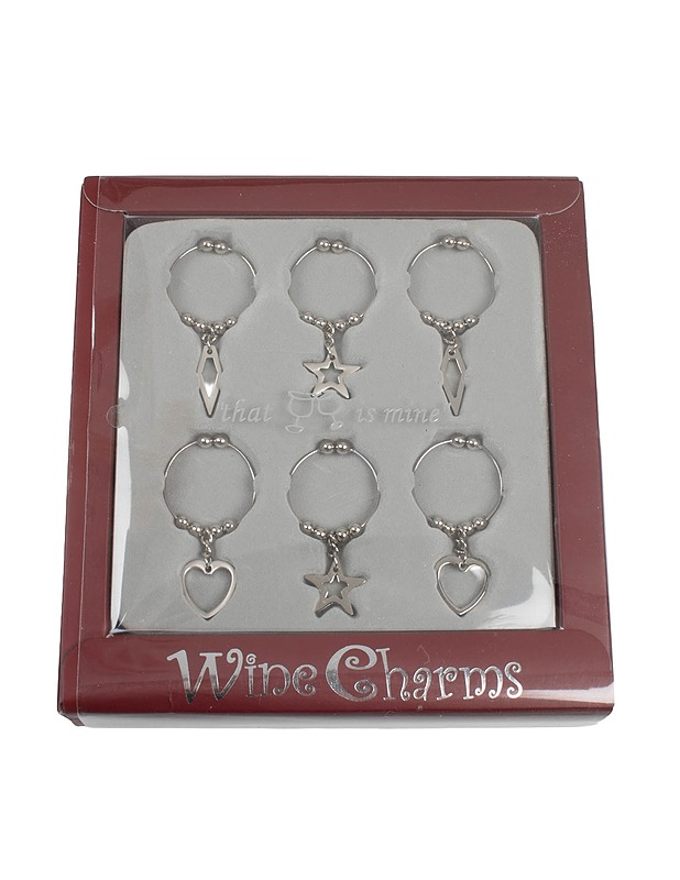 Viinilasin merkkaimet, 6 kpl - Muut astiat - 10105470670 - 0