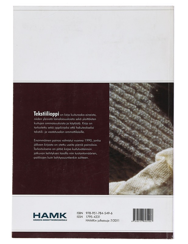 Tekstiilioppi : kuituraaka-aineet - Irma Boncamper - Tietokirjat ja oppaat - 10105470673 - 1