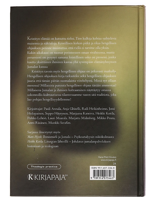 Hengellisen ohjauksen kirja - Annala, Pauli - Tietokirjat ja oppaat - 10105470676 - 1