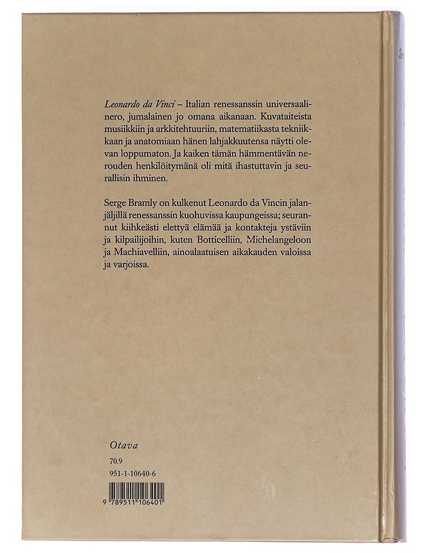 Leonardo da Vinci - Bramly, Serge - Elämäkerrat ja muistelmat - 10105470729 - 1
