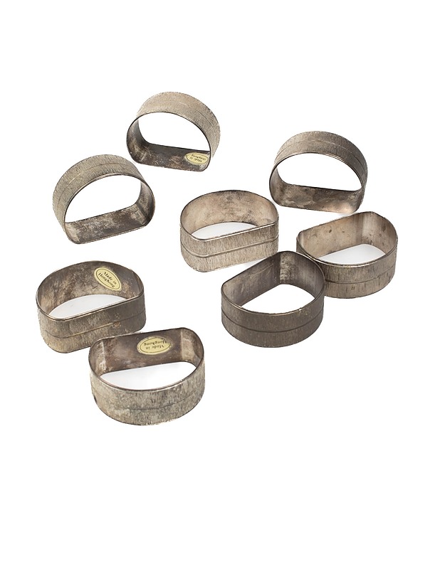 Lautasliinarenkaat, 8 kpl - Muut astiat - 10105470756 - 0