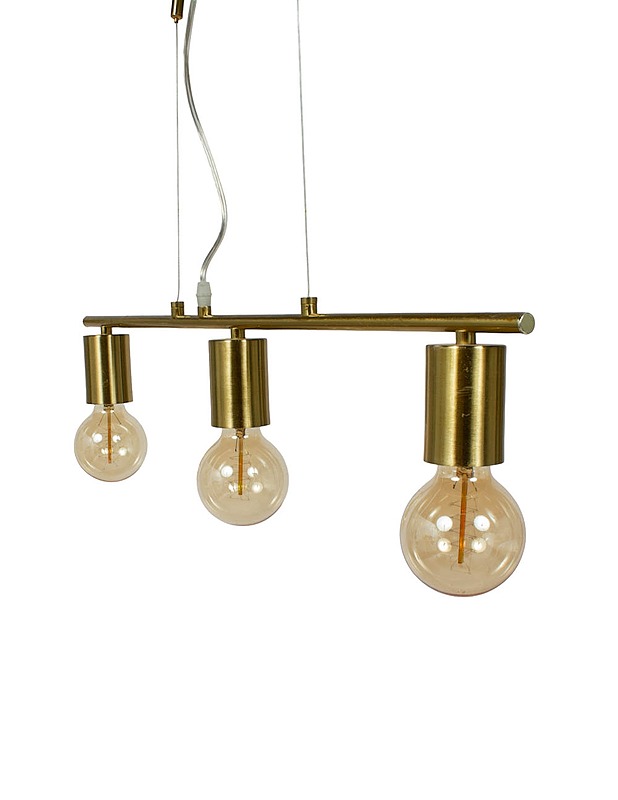 Messinkinen kolmihaarainen riippuvalaisin - Valaisimet - 10105470762 - 0