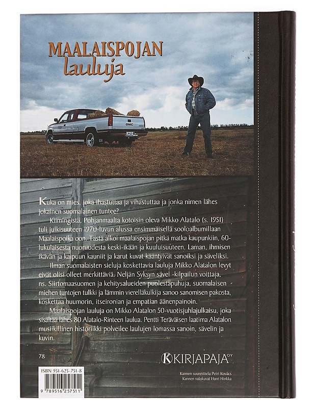 Maalaispojan Lauluja  - Elämäkerrat ja muistelmat - 10105470782 - 1