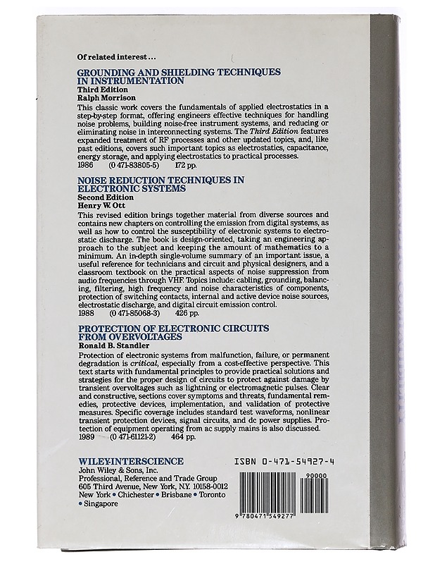 Introduction to electromagnetic compatibility - Paul, Clayton R. - Tietokirjat ja oppaat - 10105470789 - 1