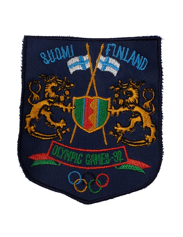 Albertvillen talviolympialaiset 1992 -kangasmerkki - Ompelu - 10105470807 - 0