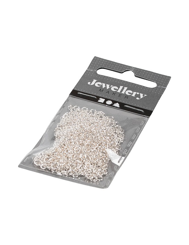 JEWELLERY MAKER hopeoitu ketju, 2 m - Askartelu - 10105470816 - 1