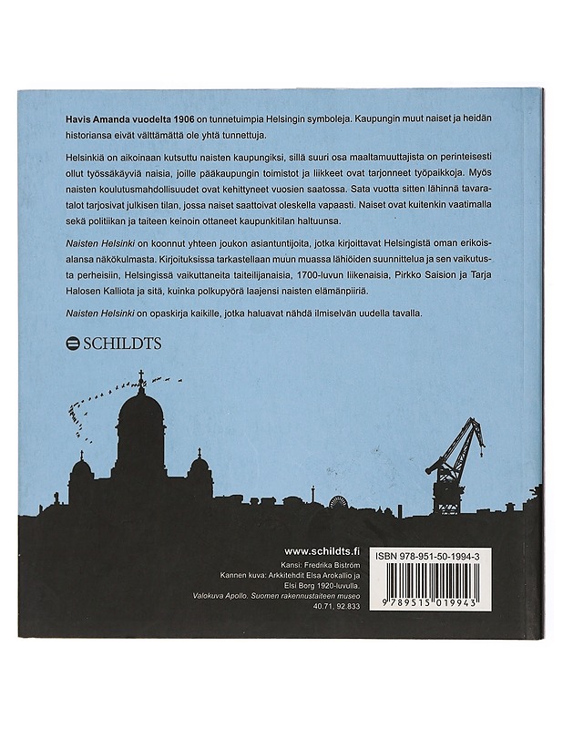 Naisten Helsinki : kulttuurihistoriallinen opas - Biström, Anna - Tietokirjat ja oppaat - 10105470840 - 1