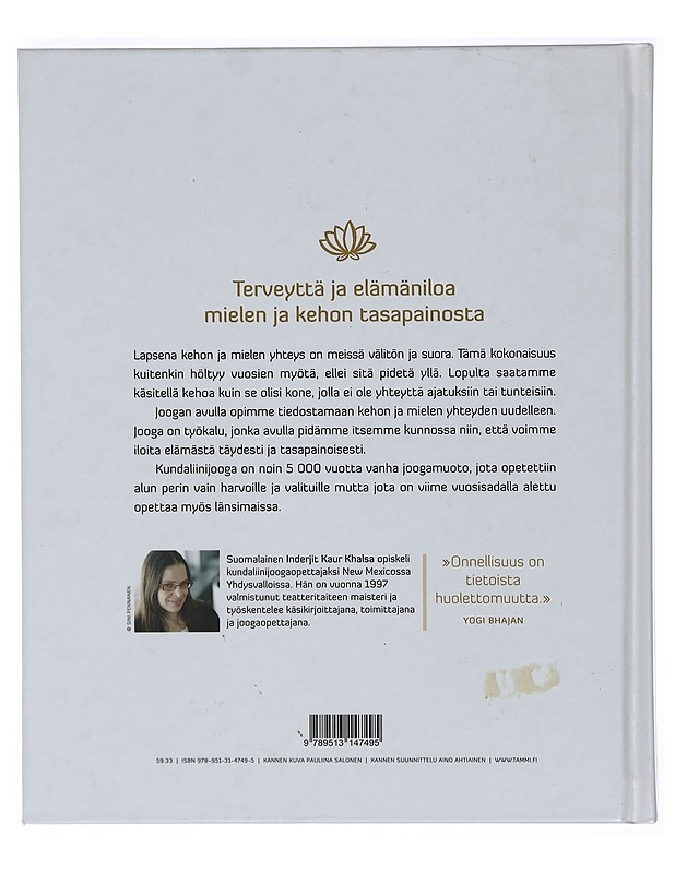 Voiman tie : kundaliinijoogaa Yogi Bhajanin mukaan - Khalsa, Inderjit Kaur - Tietokirjat ja oppaat - 10105470845 - 1