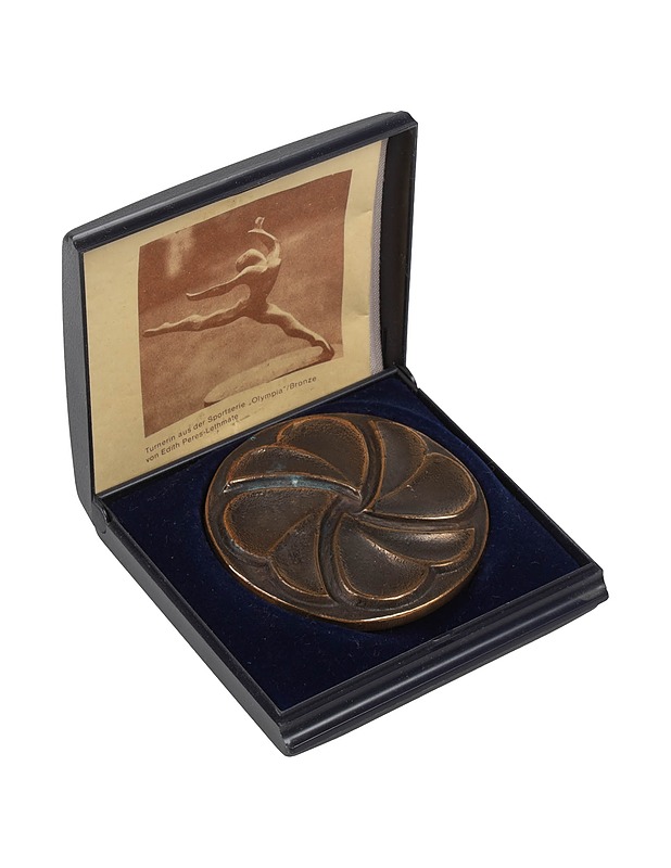 EDITH PERES-LETHMATE Turnerin aus der Sportserie Olympia pronssimitali - Koriste-esineet - 10105470879 - 0