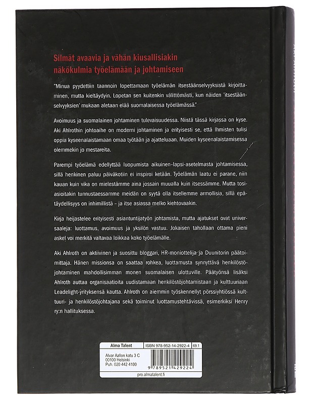 Järkytä avoimuudella - Aki Ahlroth - Tietokirjat ja oppaat - 10105470878 - 1