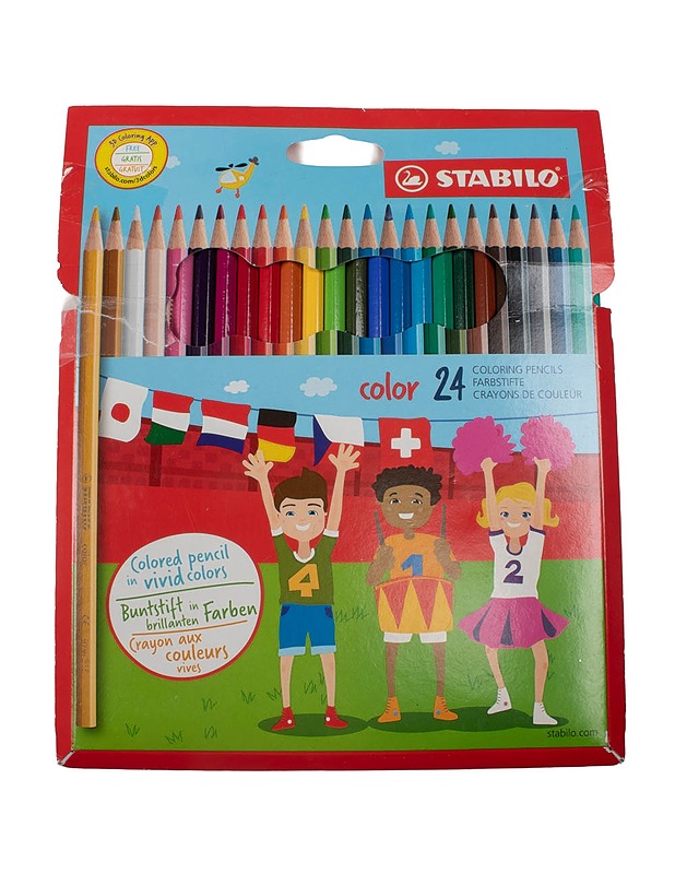 STABILO Color puuvärikynät, 24 kpl - Askartelu - 10105470901 - 0