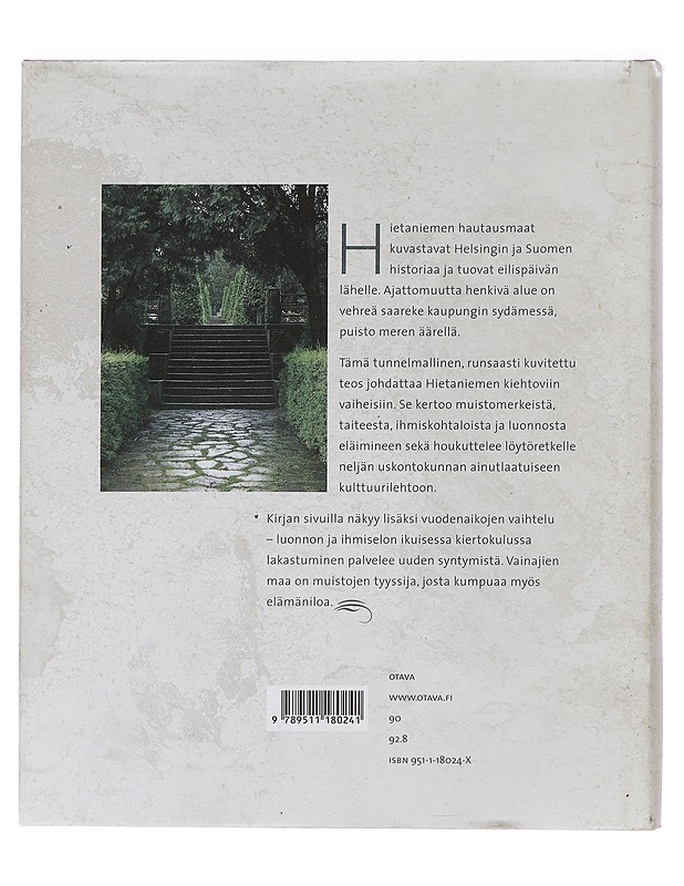 Elävä hiljaisuus : Hietaniemen hautausmailla - Juhani Seppovaara - Tietokirjat ja oppaat - 10105470902 - 1