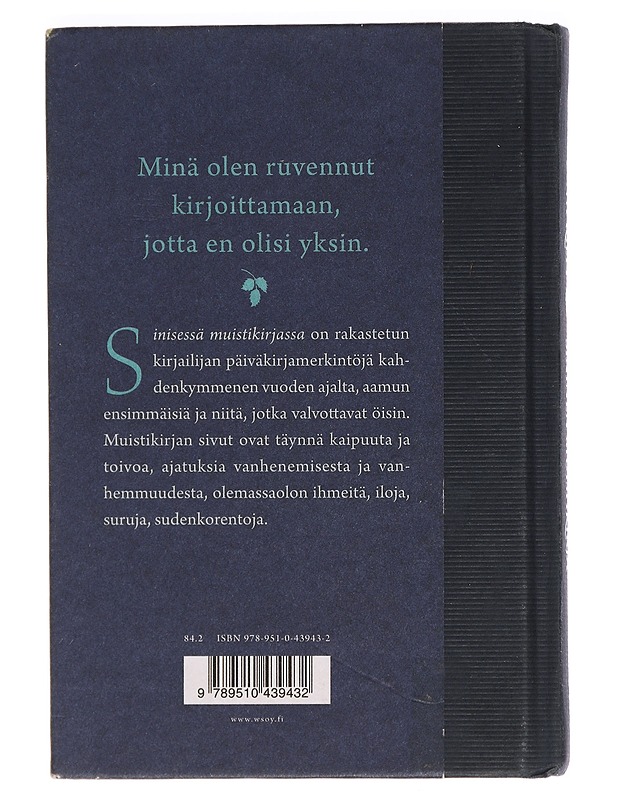 Sininen muistikirja - Eeva Kilpi - Romaanit ja novellit - 10105470909 - 1