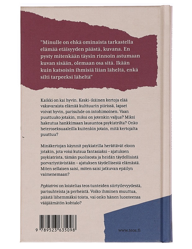 Psykiatrini - Milja Sarkola - Romaanit ja novellit - 10105470916 - 1