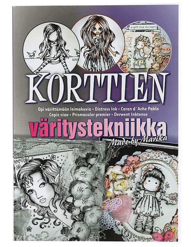 Korttien väritystekniikka - Marika Hauhtonen - Tietokirjat ja oppaat - 10105470921 - 0