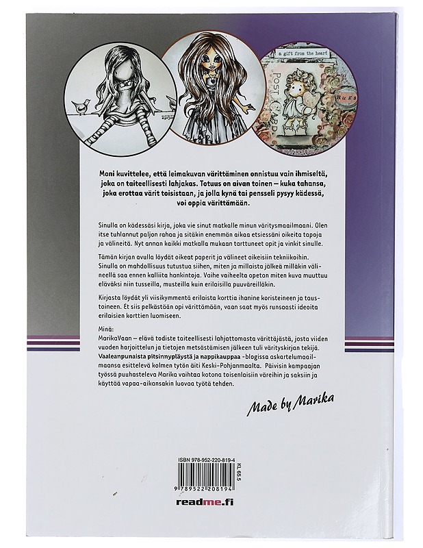 Korttien väritystekniikka - Marika Hauhtonen - Tietokirjat ja oppaat - 10105470921 - 1